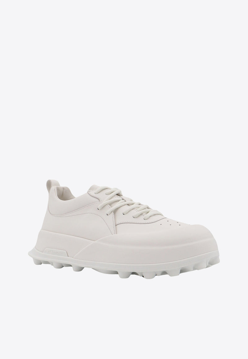 Jil Sander Low-Top Leather Sneakers White J32WS0040P6244_102