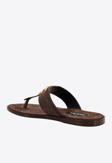 Tom Ford Brighton Suede Sandals Brown J1382LCL380X_1B038