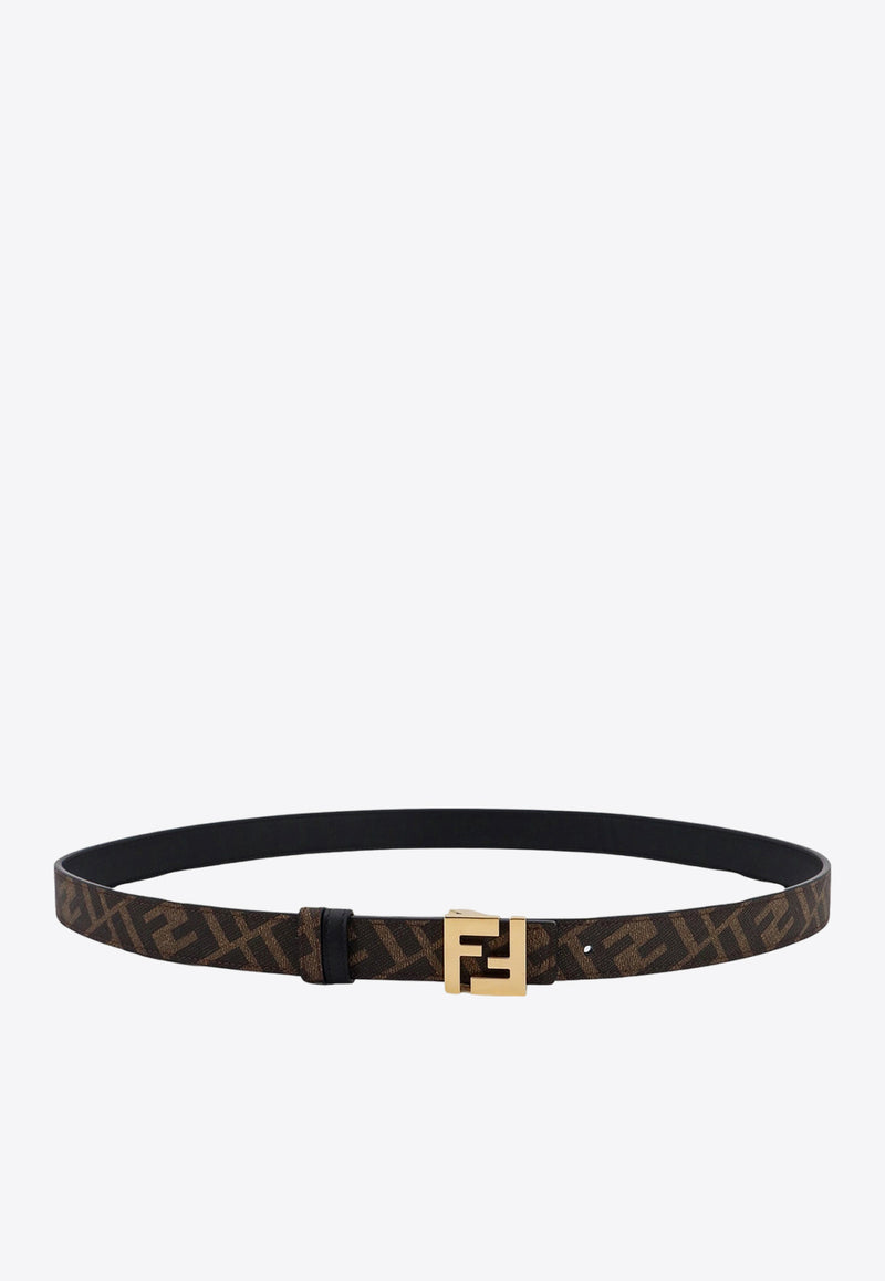 Fendi FF Logo Reversible Leather Belt Black 7C0511AFF2_F1A94