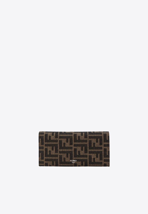 Fendi FF Monogram Bi-Fold Wallet Brown 7M0355ALWK_F0L3T