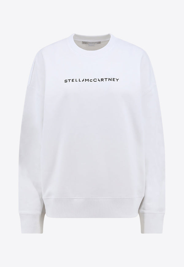 Stella McCartney Logo Print Crewneck Sweatshirt White 6J02633SPY50_9000