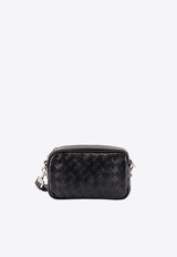 Bottega Veneta Mini Intrecciato Leather Camera Bag Black 765911V2HL1_8803