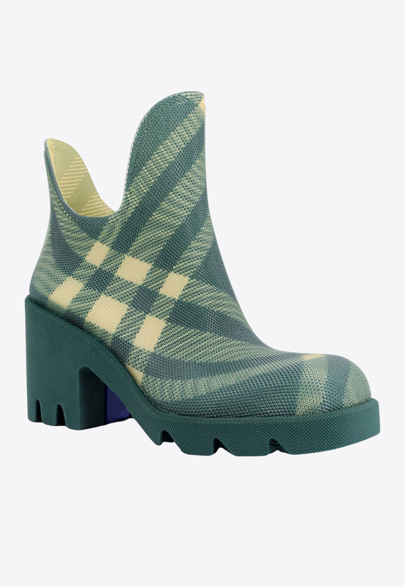 Burberry Checked Ankle Lug Boots 8081250_B8682