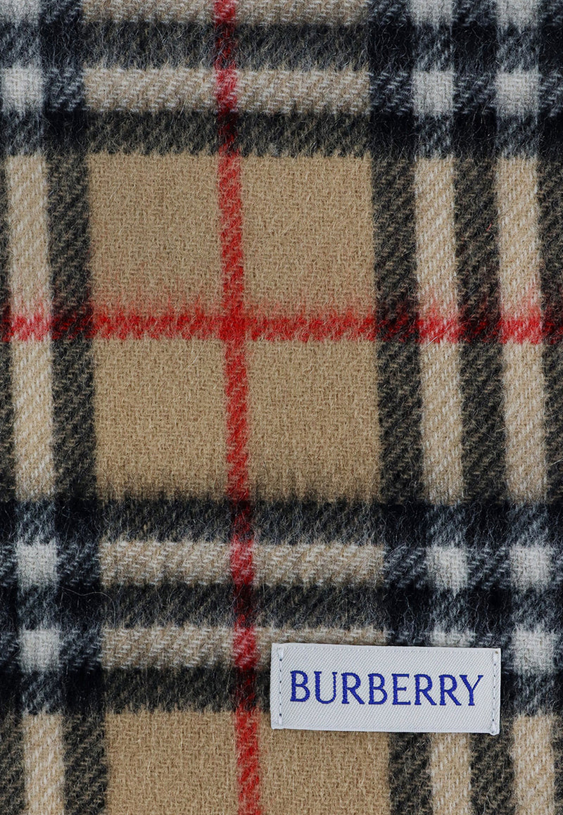 Burberry Reversible Fringed Cashmere Scarf 8082480_A7026