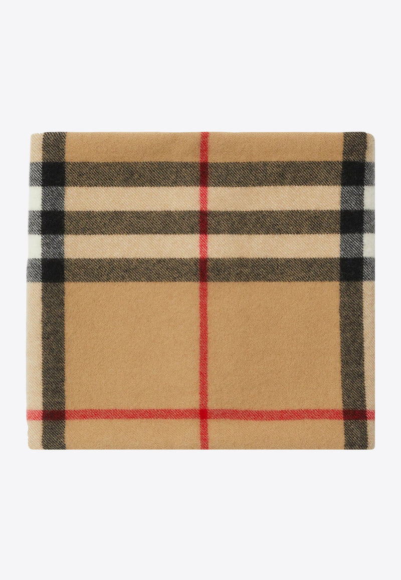 Burberry Checked Cashmere Snood 8083273_A7026