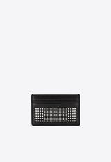 Alexander McQueen Studded Leather Cardholder Black 7362301AAQ2_1000