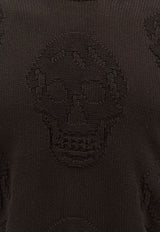 Alexander McQueen Skull Jacquard Knitted Sweater Black 775862Q1A71_1000