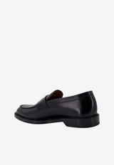 Doucal's Saddle Leather Loafers Black DU2405PHOEUY007_NN00