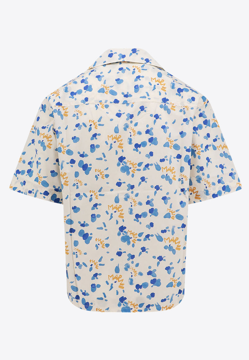 Marni Floral Print Shirt Multicolor CUMU0213A6UTC328_MDW03