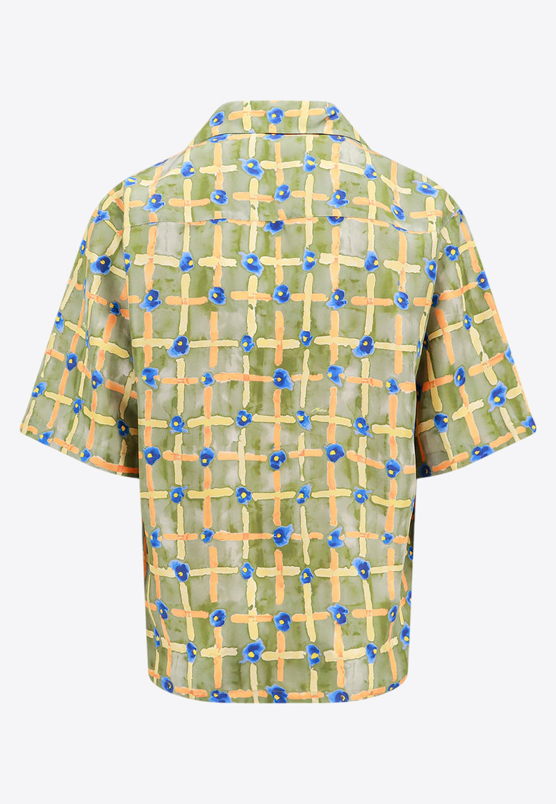 Marni Saraband Print Bowling Shirt Multicolor CUMU0213A6UTSG09_SAV67