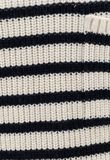 Marni Striped Knitted Wool Sweater White GCMG0360Q0UFC532_RGW03