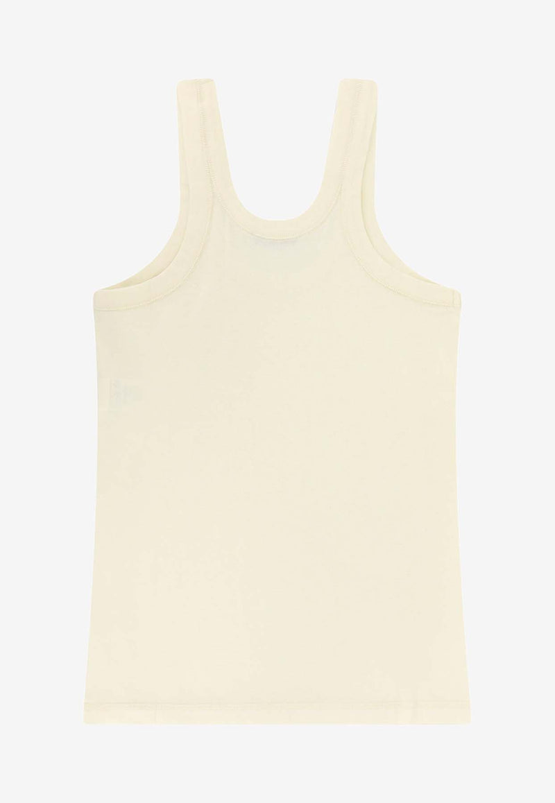 Lemaire Ribbed Tank Top Yellow TO1199LJ1016_YE500