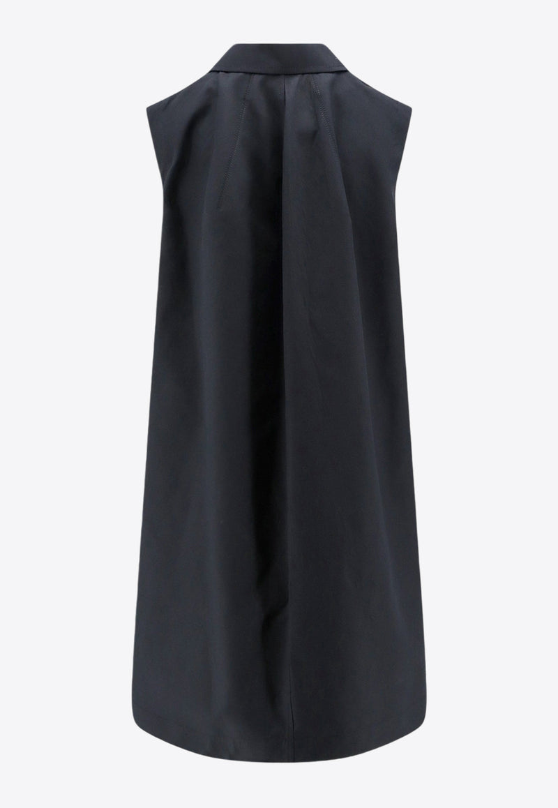 Marni Double-Breasted Sleeveless Midi Dress Black GLMA0082A0UTC314_00N99