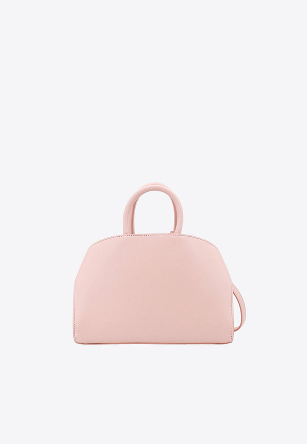 Salvatore Ferragamo Mini Hug Top Handle Bag in Calf Leather Pink 215975768851_PINK