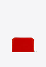 Salvatore Ferragamo Mini Diana Clutch Bag in Leather 218352771653_FLAME RED Red