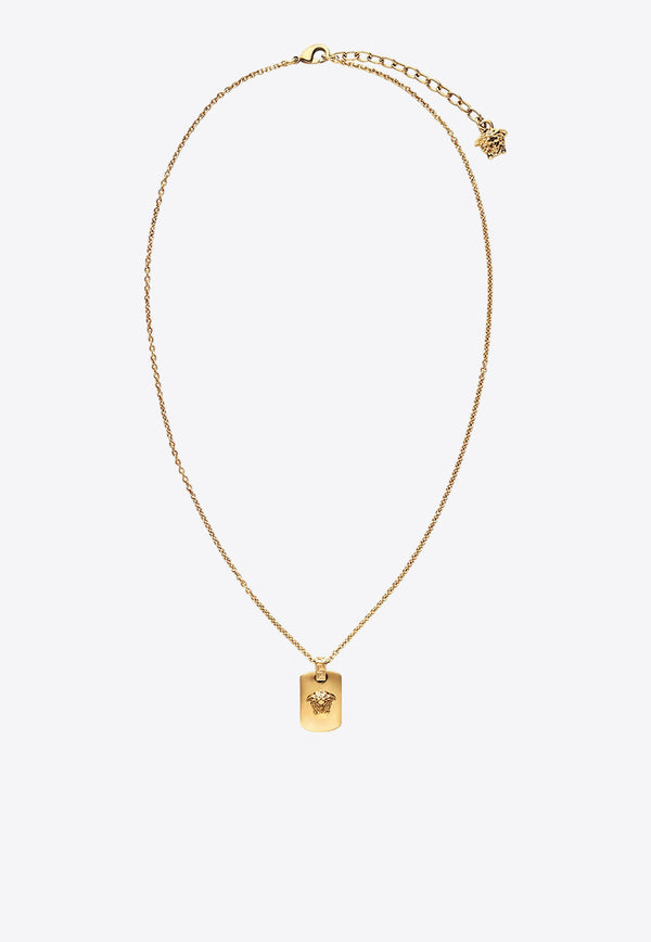 Versace Medusa Plaque Necklace Gold 10138501A00620_3J000