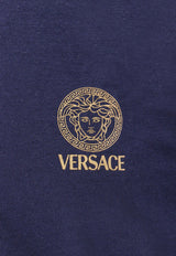 Versace Medusa Long-Sleeved T-shirt Blue AUU010071A10011_A1384