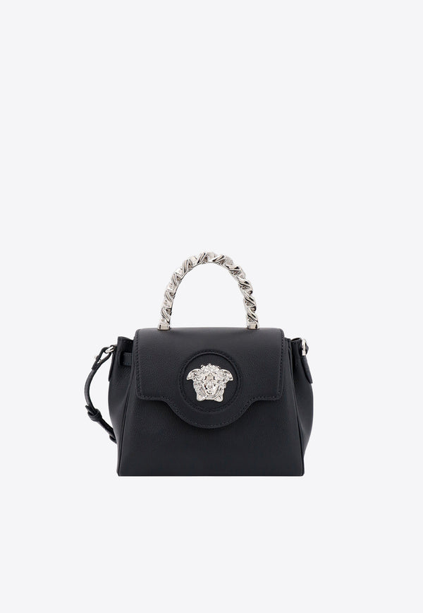 Versace Small La Medusa Top Handle Bag Black DBFI0401A04285_1B00P
