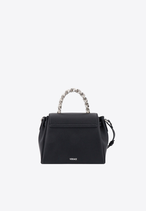 Versace Small La Medusa Top Handle Bag Black DBFI0401A04285_1B00P