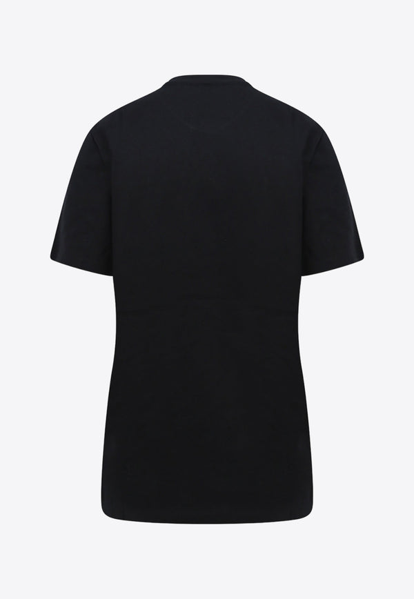 Versace Medusa Head Print Crewneck T-shirt Black 10142711A10145_2B150