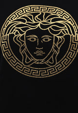 Versace Medusa Head Print Crewneck T-shirt Black 10142711A10145_2B150