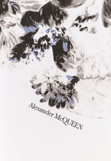 Alexander McQueen Skull Print Crewneck T-shirt White 781994QTABE_0909
