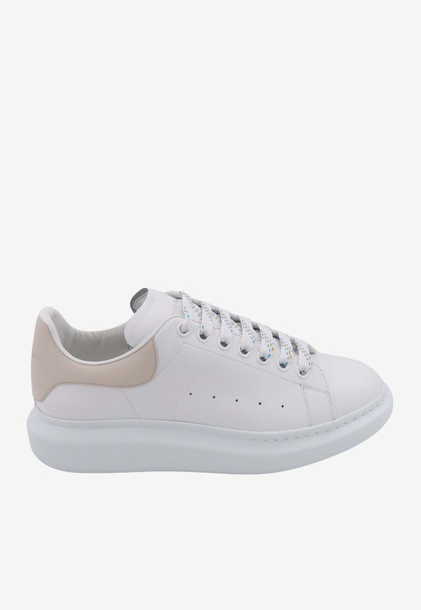 Alexander McQueen Oversize Chunky Leather Sneakers White 727388WHGP5_9436