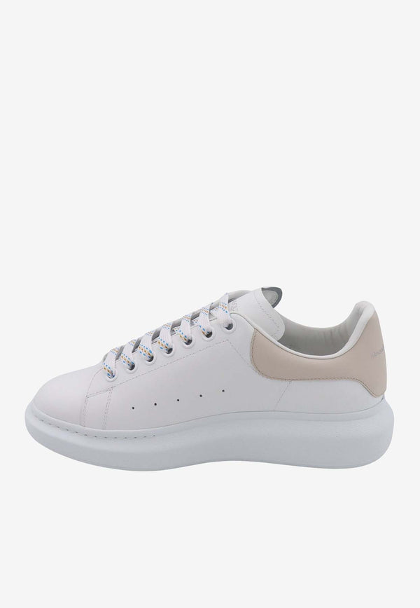 Alexander McQueen Oversize Chunky Leather Sneakers White 727388WHGP5_9436