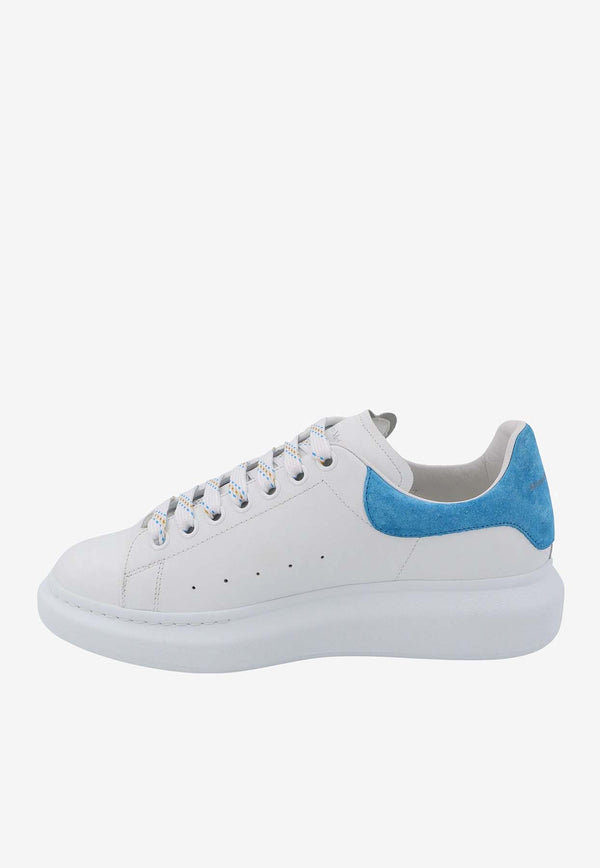 Alexander McQueen Oversize Chunky Leather Sneakers White 727388WIE98_8756