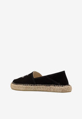 Kenzo Embroidered Elephant Canvas Espadrilles Black FE52ES020F82_99