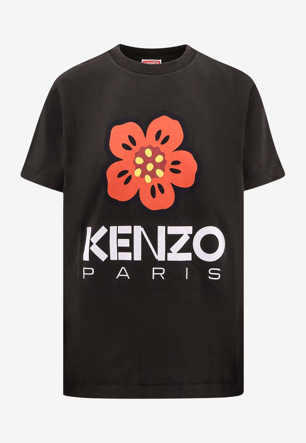 Kenzo Boke Flower Print T-shirt Black FD52TS0394SO_99J