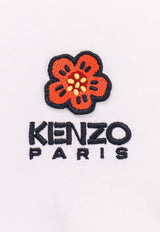 Kenzo Boke Flower Cropped T-shirt White FE52TS0914SO_01