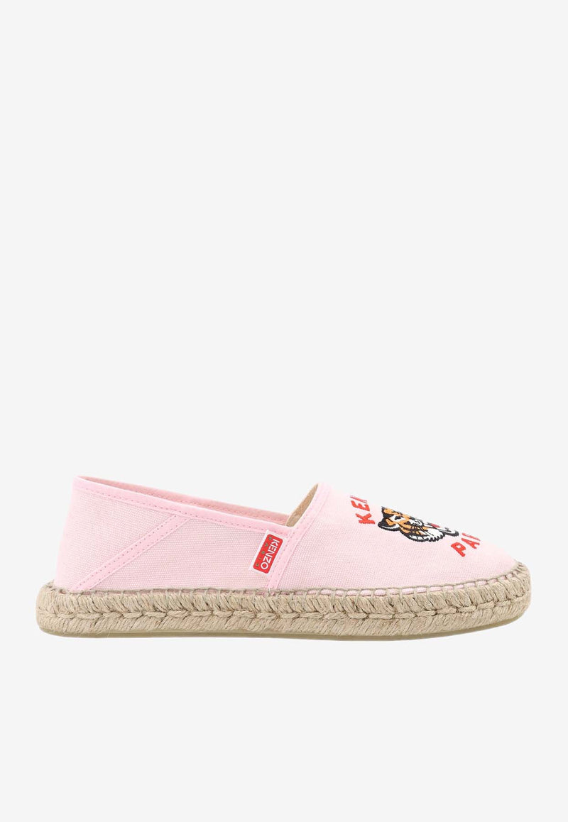 Kenzo Lucky Tiger Embroidered Espadrilles Pink FE52ES020F81_34