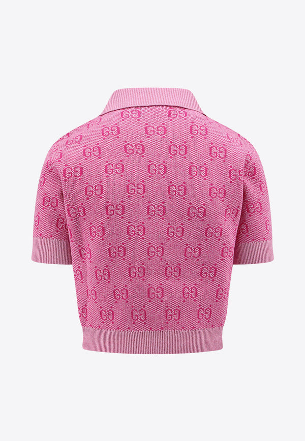 Gucci GG Wool Jacquard Polo T-shirt 773631XKDK5_5152