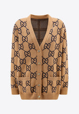 Gucci Reversible Checked Wool Cardigan
 Beige 773903XKDVD_2420