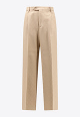 Gucci GG Wool Tailored Pants 715693ZAKF8_2602 Beige