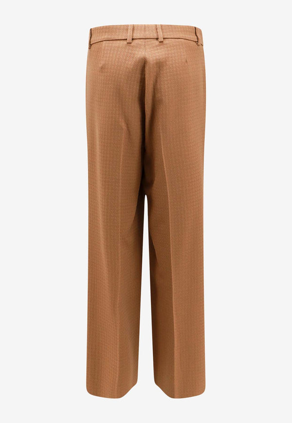 Gucci Horsebit Tailored Pants Brown 761385Z8BO9_2451