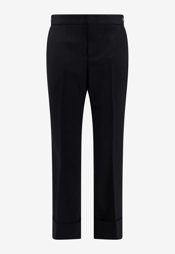 Gucci Horsebit Wool Tailored Pants Black 776315ZHW51_1000