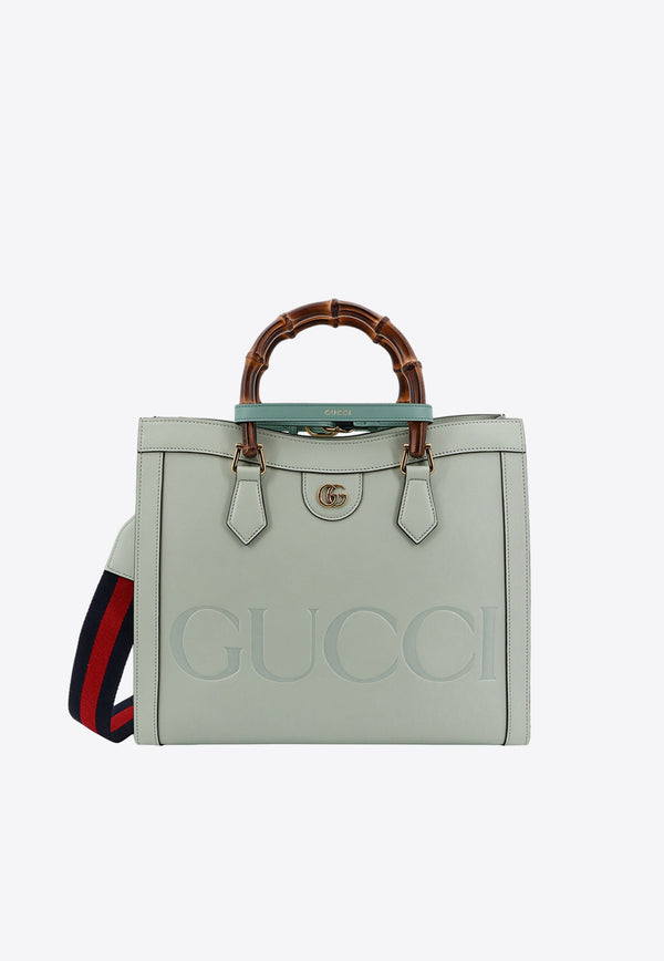 Gucci Medium Diana Top Handle Bag Green 678842FACPO_3442