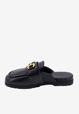 Gucci Iconic Horsebit Leather Slippers Black 771076AACAI_1000