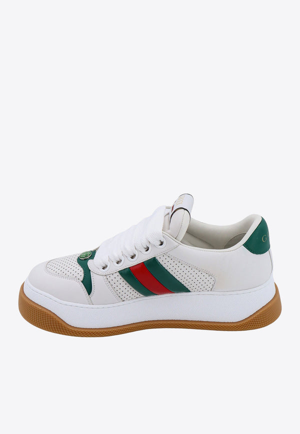 Gucci Screener Web Low-Top Sneakers White 771457AAC0S_9063
