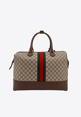 Gucci Savoy GG Supreme Duffle Bag Beige 76329596IWT_8745