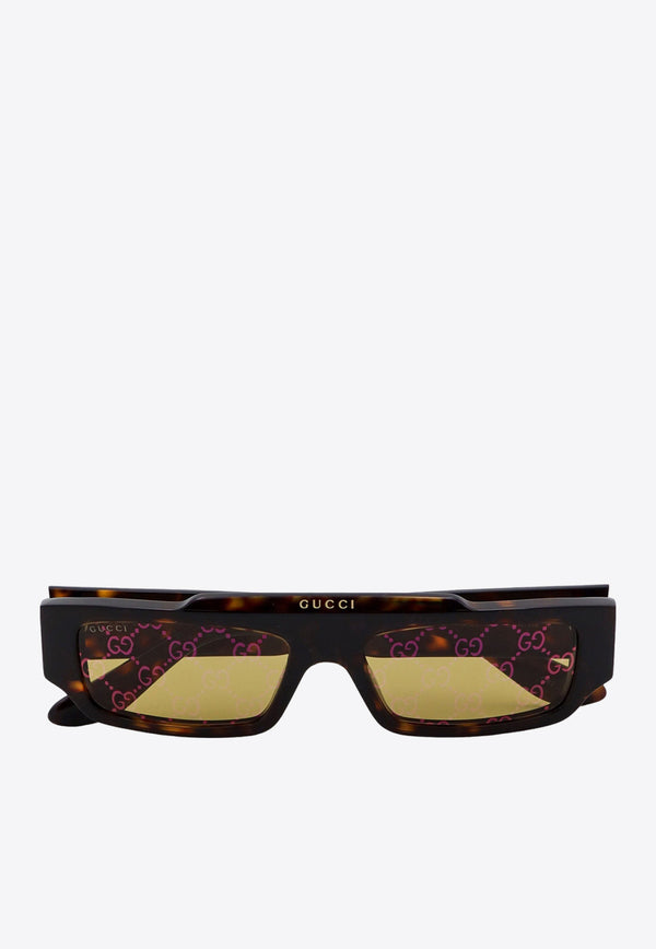 Gucci Rectangular Acetate Sunglasses 778318J0740_2370