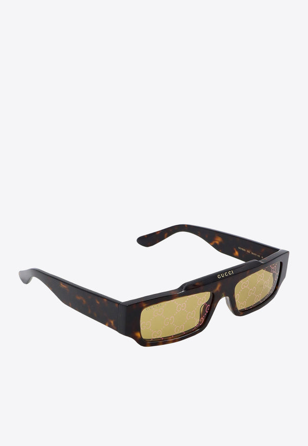 Gucci Rectangular Acetate Sunglasses 778318J0740_2370