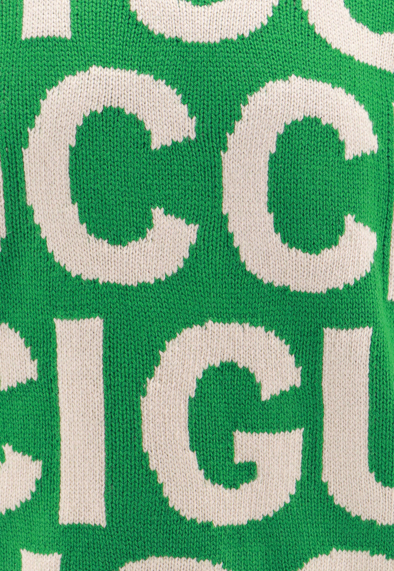 Gucci Logo Intarsia Wool Sweater 763672XKDLV_3521