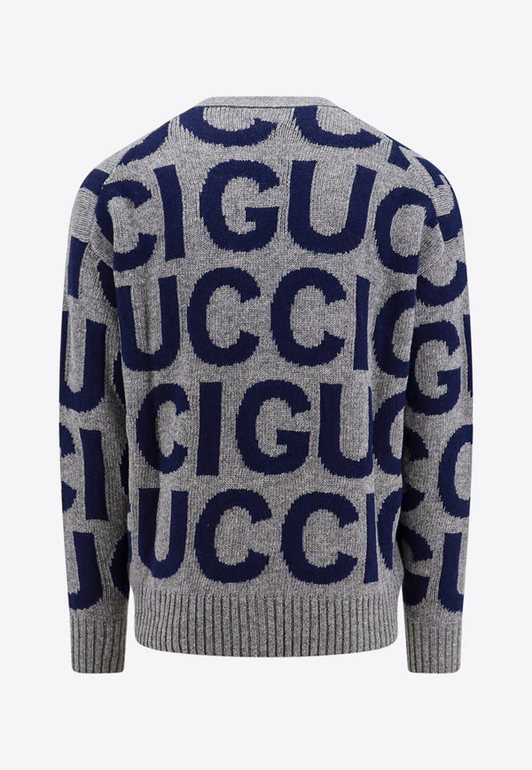 Gucci All-Over Intarsia Wool Cardigan 771707XKDLV_1140