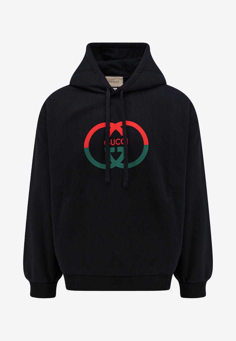 Gucci Interlocking G Hooded Sweatshirt Black 721427XJF5T_1868