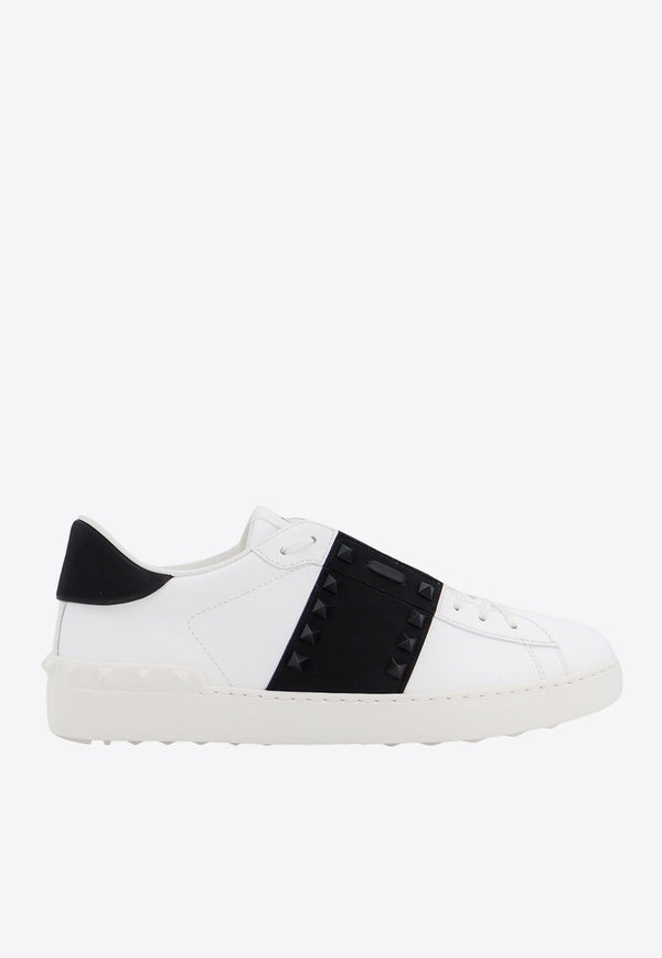 Valentino Open Rockstud Low-Top Sneakers White 4Y2S0931SYQ_A01