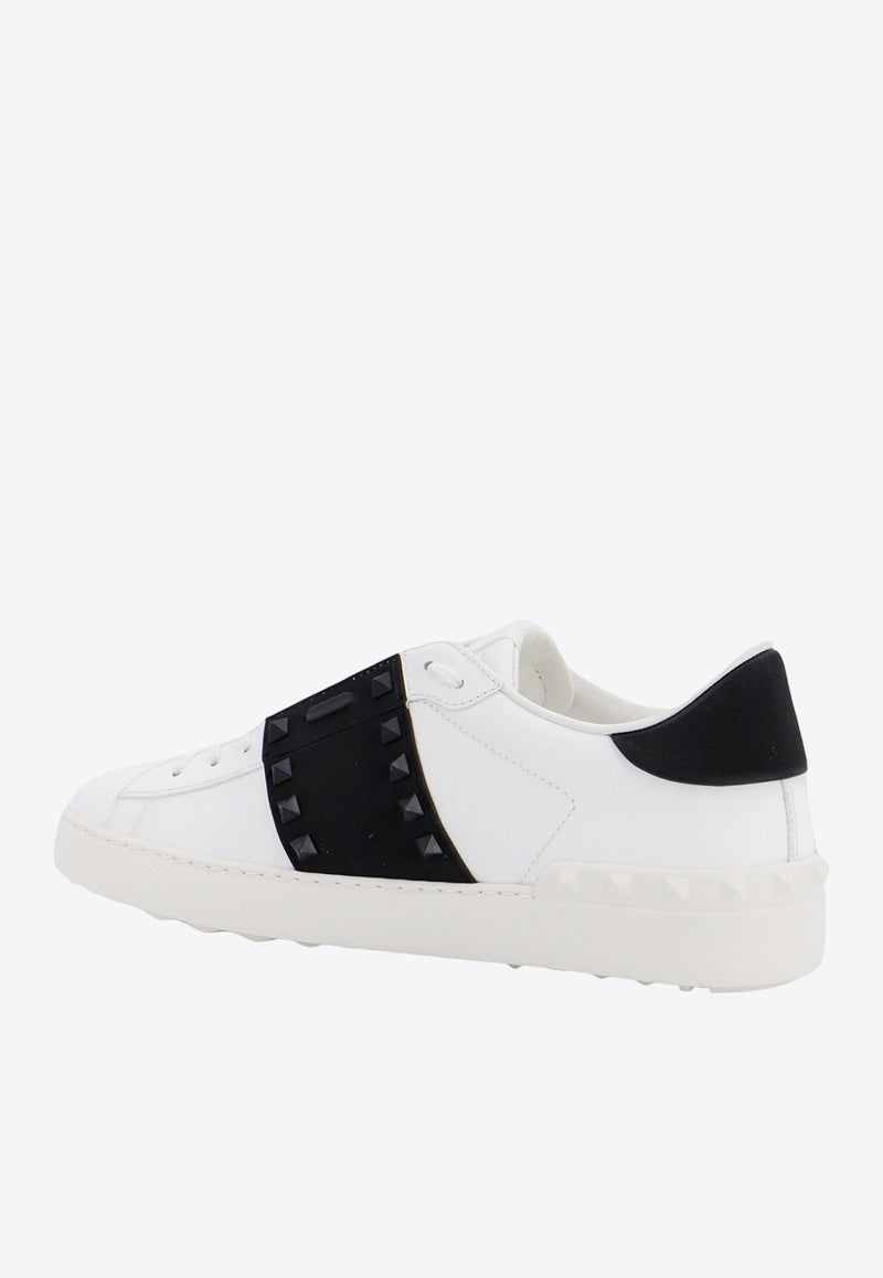 Valentino Open Rockstud Low-Top Sneakers White 4Y2S0931SYQ_A01