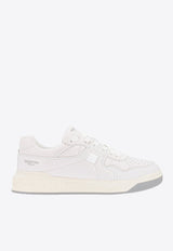 Valentino One Stud Leather Sneakers White 4Y2S0E71NWN_0BO